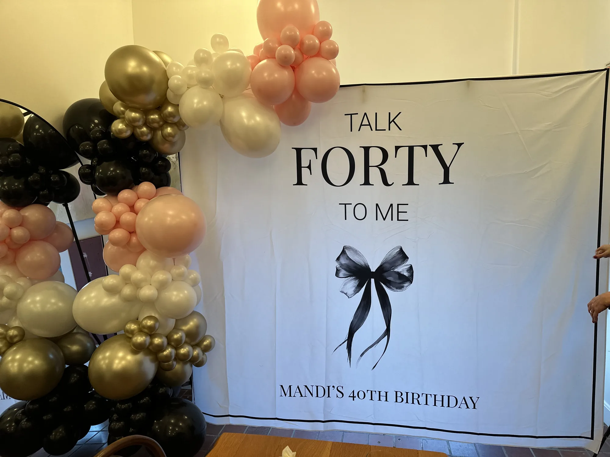 Balloon garland and event decoration by The Party Project - Chattanooga, TN
