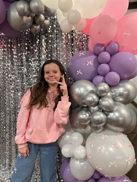Balloon garland and event decoration by The Party Project - Chattanooga, TN