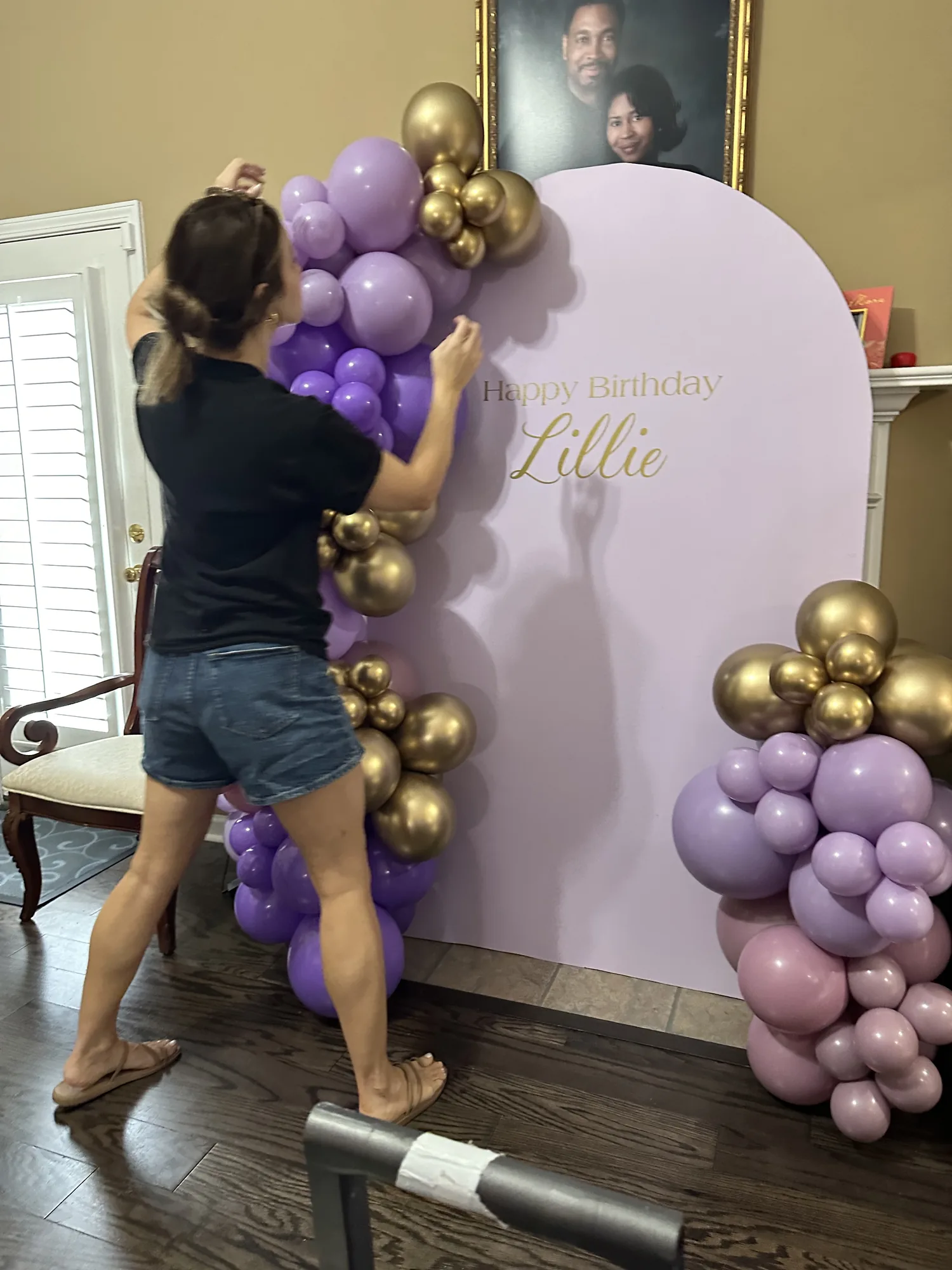 Balloon garland and event decoration by The Party Project - Chattanooga, TN