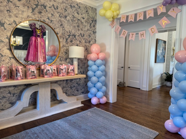 Balloon garland and event decoration by The Party Project - Chattanooga, TN