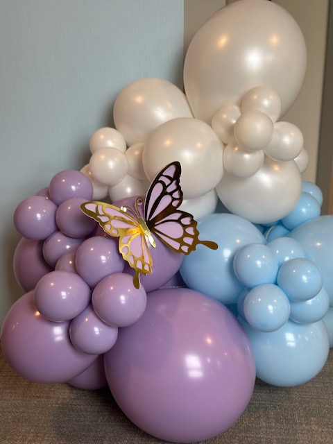 Balloon garland and event decoration by The Party Project - Chattanooga, TN