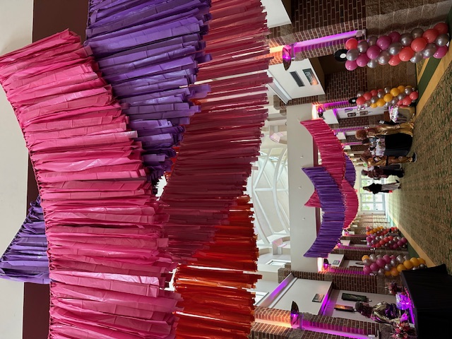 Balloon garland and event decoration by The Party Project - Chattanooga, TN