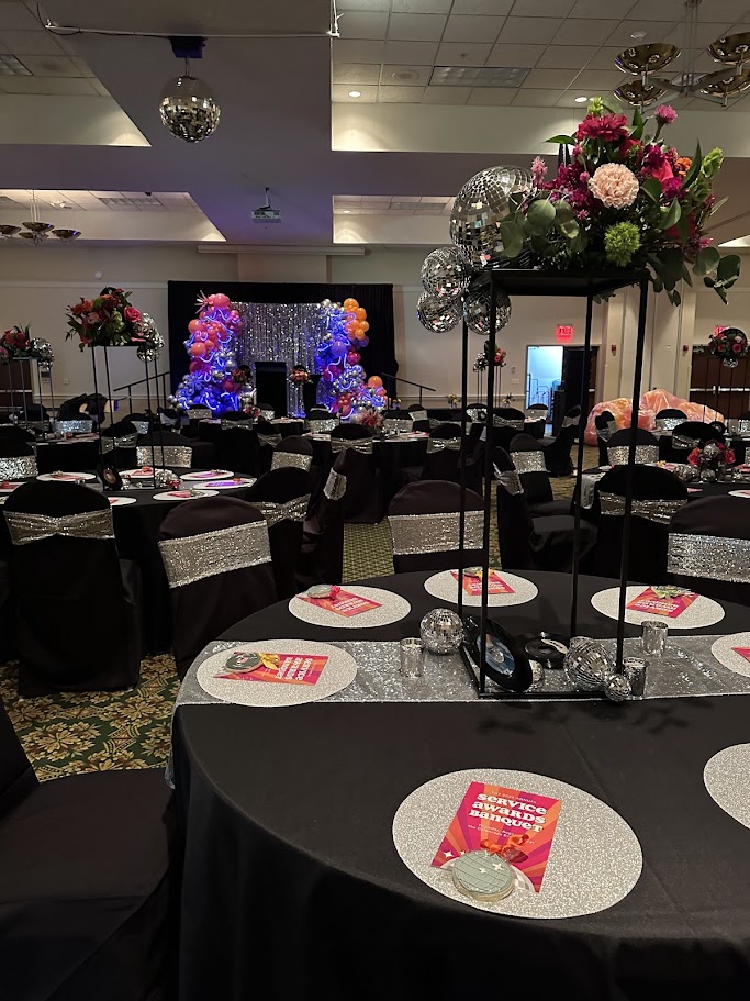 Corporate event styling by The Party Project Chattanooga