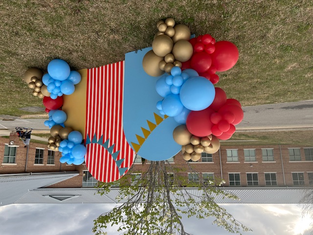 Balloon garland and event decoration by The Party Project - Chattanooga, TN