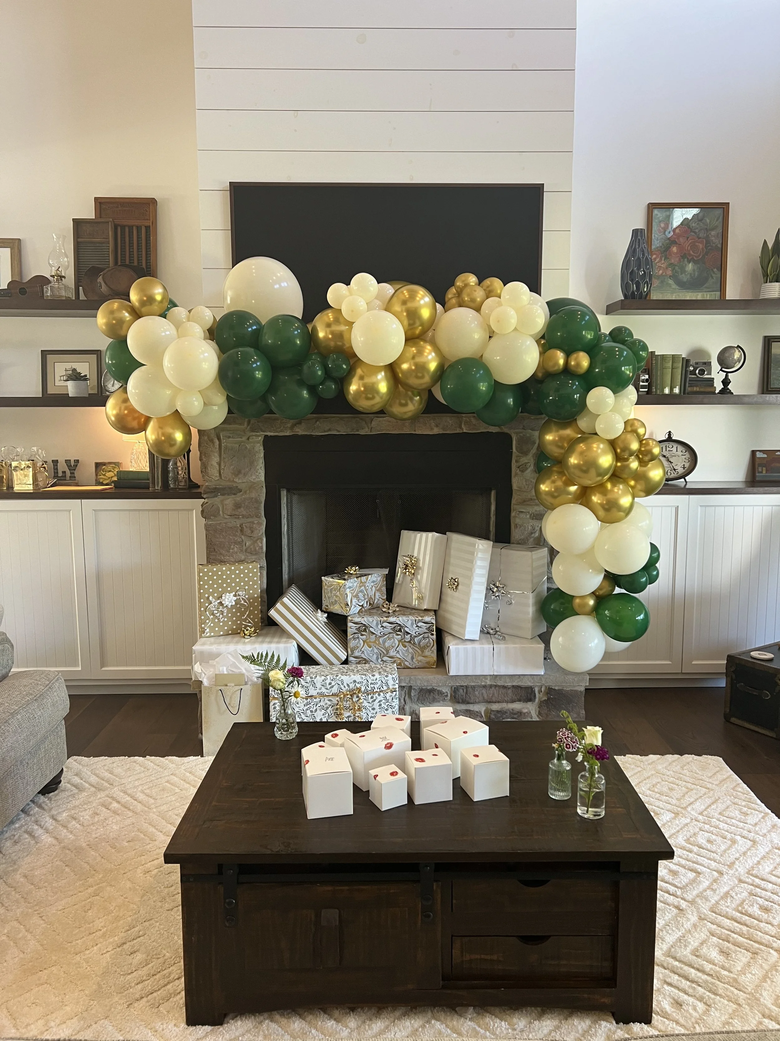 Balloon garland and event decoration by The Party Project - Chattanooga, TN