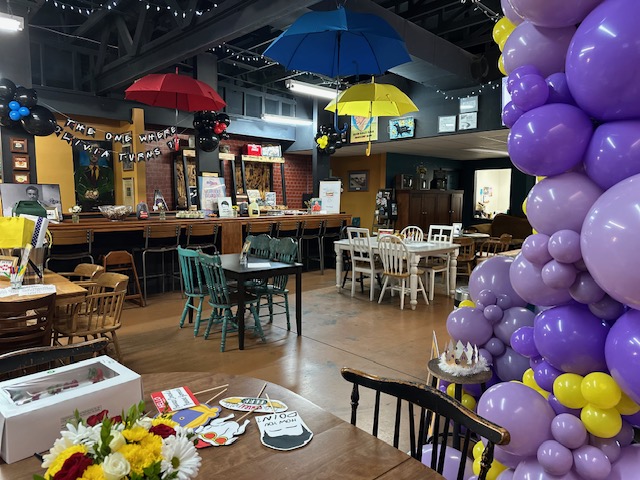 Balloon garland and event decoration by The Party Project - Chattanooga, TN