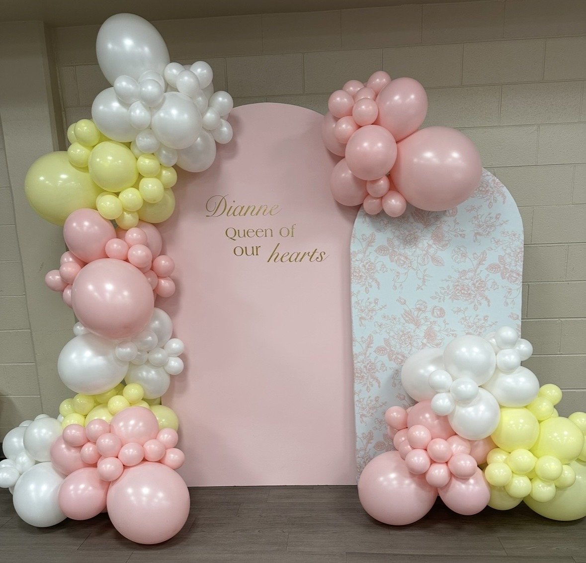 Balloon garland and event decoration by The Party Project - Chattanooga, TN