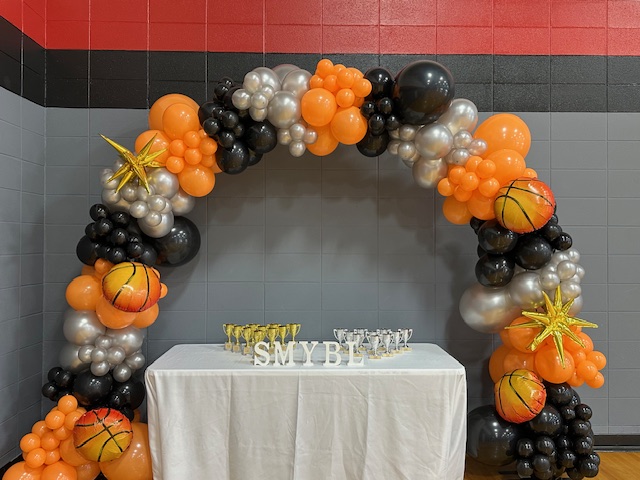 Balloon garland and event decoration by The Party Project - Chattanooga, TN