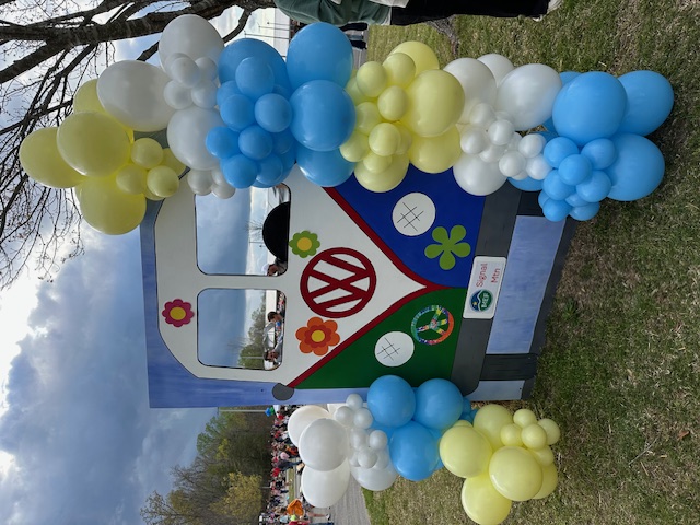 Balloon garland and event decoration by The Party Project - Chattanooga, TN