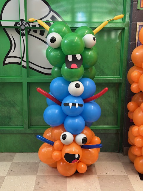 Balloon garland and event decoration by The Party Project - Chattanooga, TN