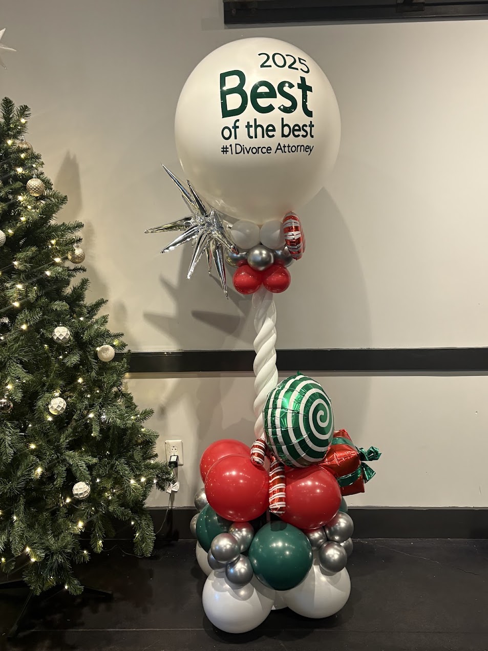 Balloon garland and event decoration by The Party Project - Chattanooga, TN