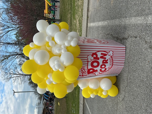 Balloon garland and event decoration by The Party Project - Chattanooga, TN