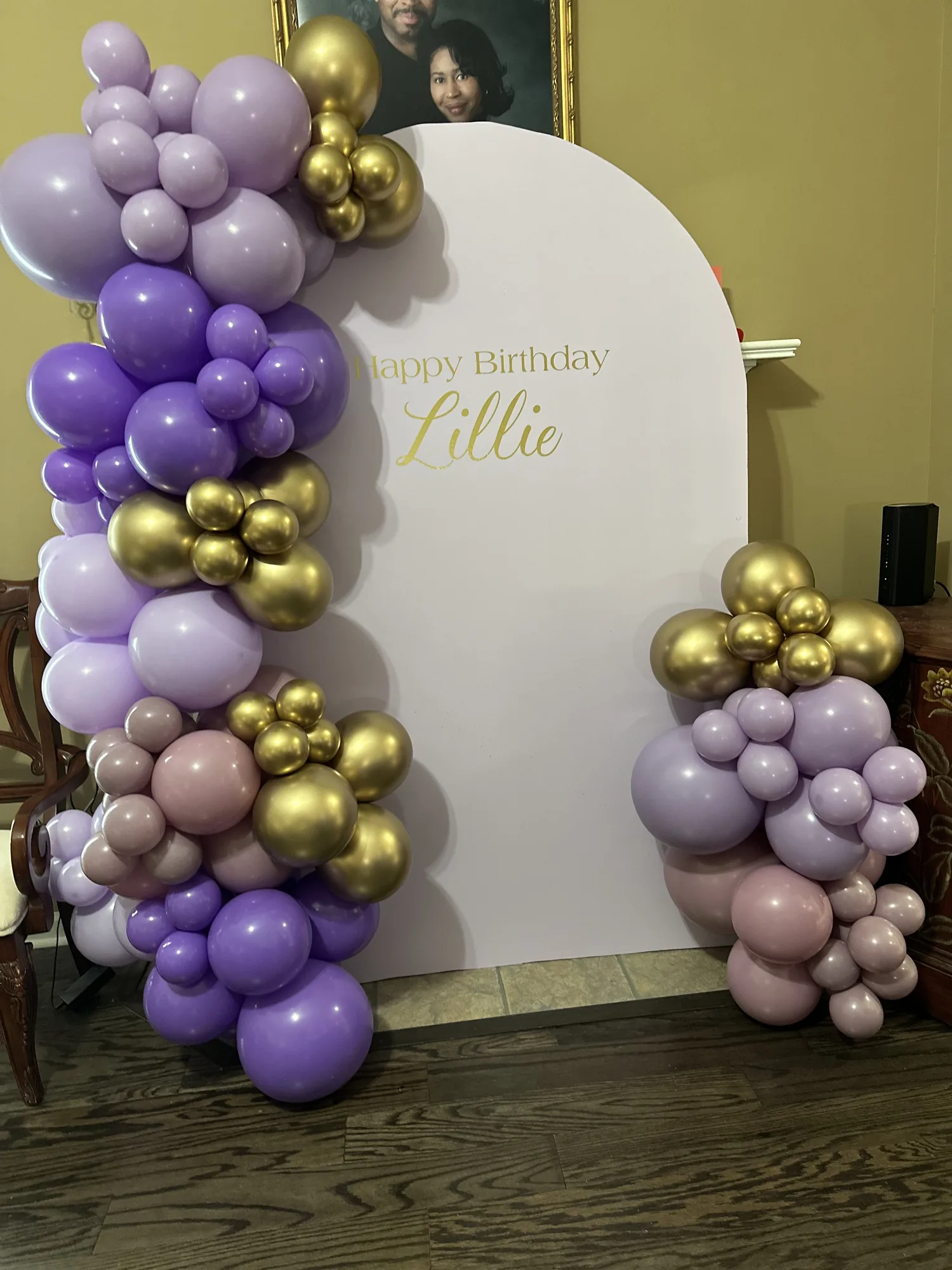 Balloon garland and event decoration by The Party Project - Chattanooga, TN
