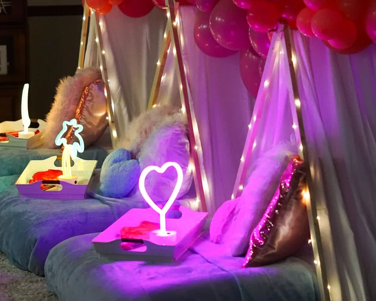 Balloon garland and event decoration by The Party Project - Chattanooga, TN