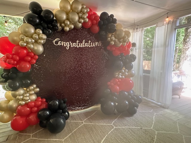 Balloon garland and event decoration by The Party Project - Chattanooga, TN