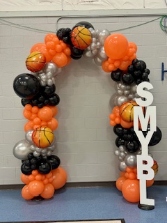 Balloon garland and event decoration by The Party Project - Chattanooga, TN