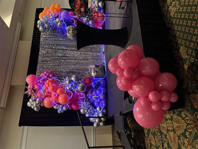 Balloon garland and event decoration by The Party Project - Chattanooga, TN