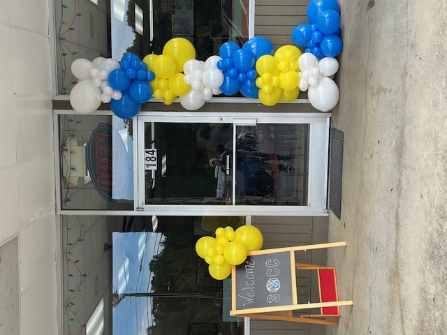 Balloon garland and event decoration by The Party Project - Chattanooga, TN