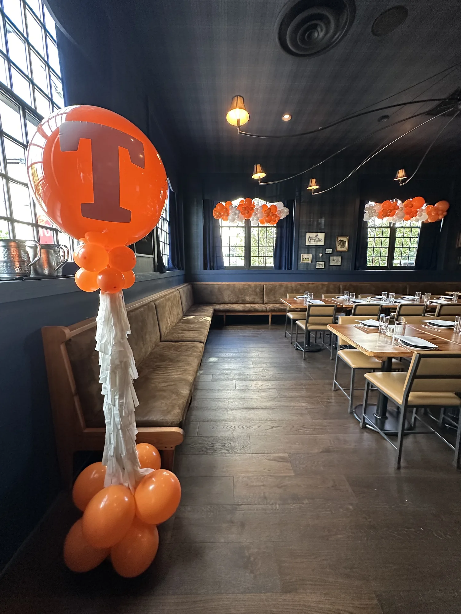 Balloon garland and event decoration by The Party Project - Chattanooga, TN