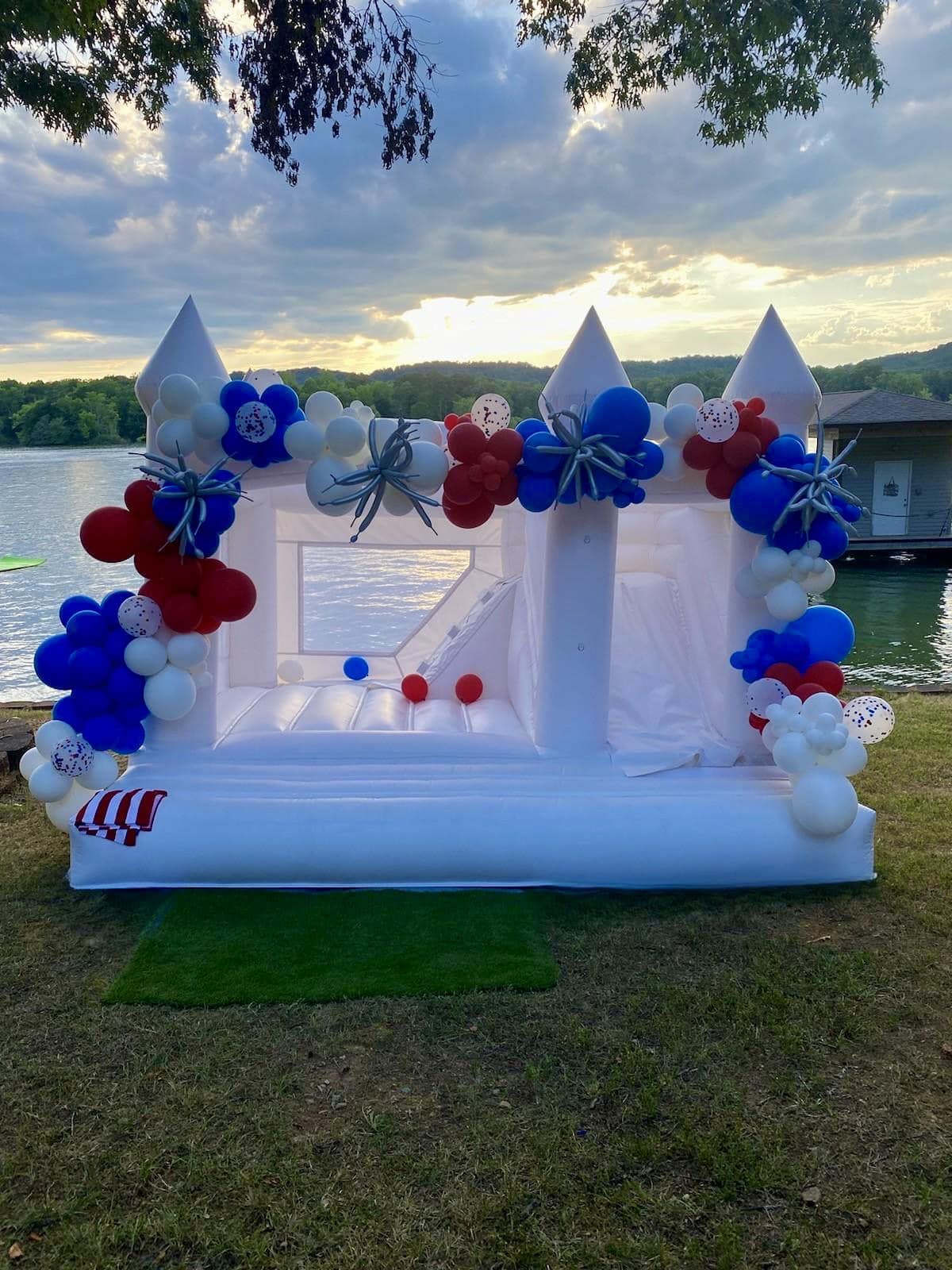 Balloon garland and event decoration by The Party Project - Chattanooga, TN