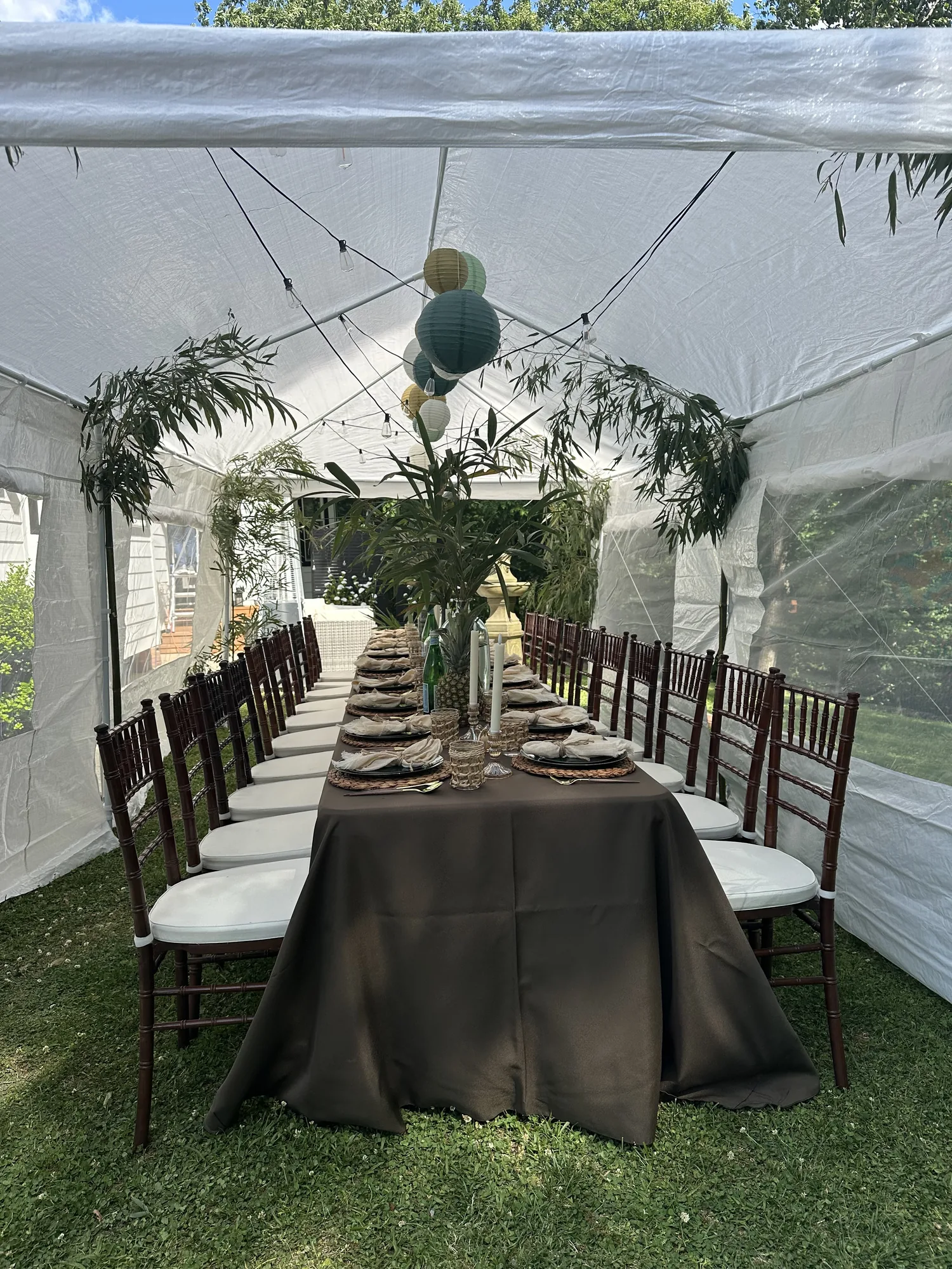Balloon garland and event decoration by The Party Project - Chattanooga, TN