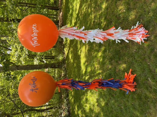 Balloon garland and event decoration by The Party Project - Chattanooga, TN