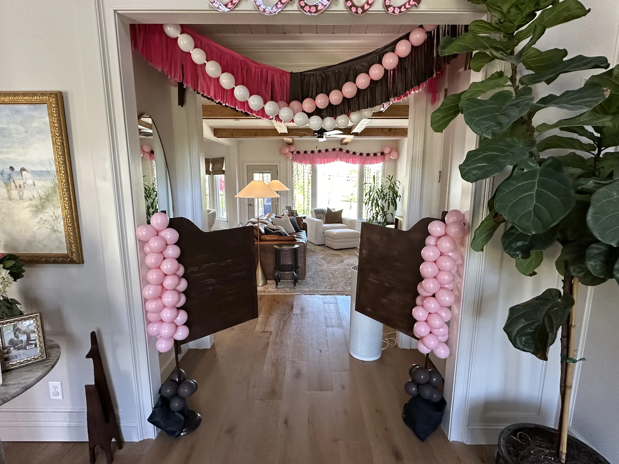 Balloon garland and event decoration by The Party Project - Chattanooga, TN