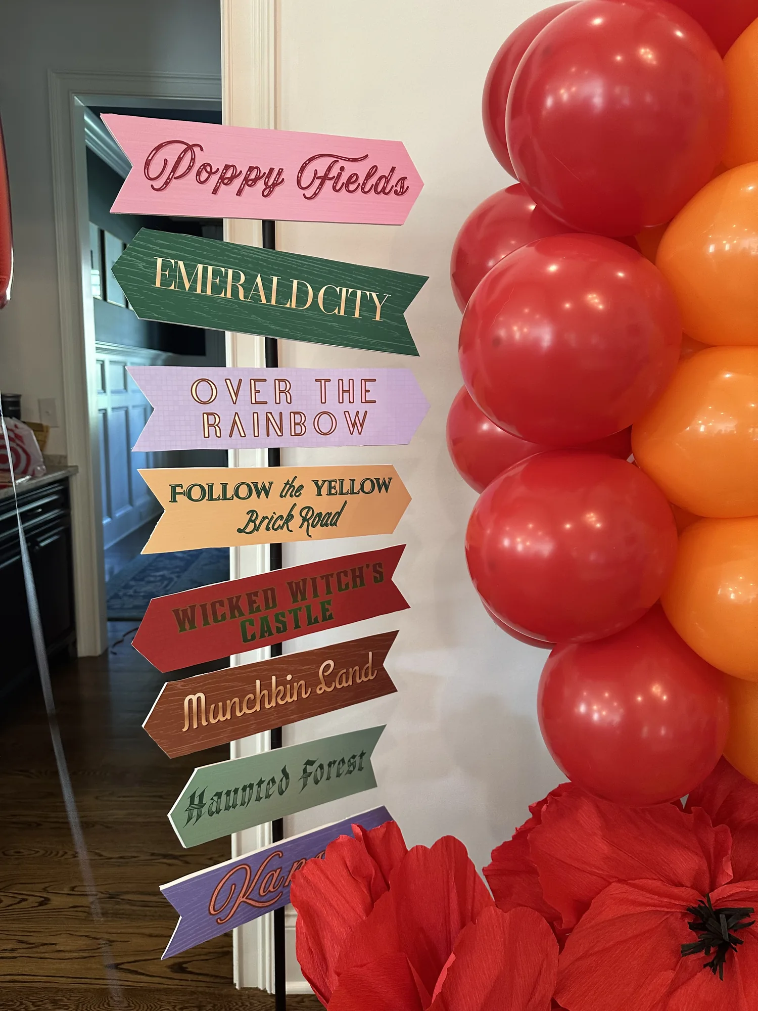 Balloon garland and event decoration by The Party Project - Chattanooga, TN
