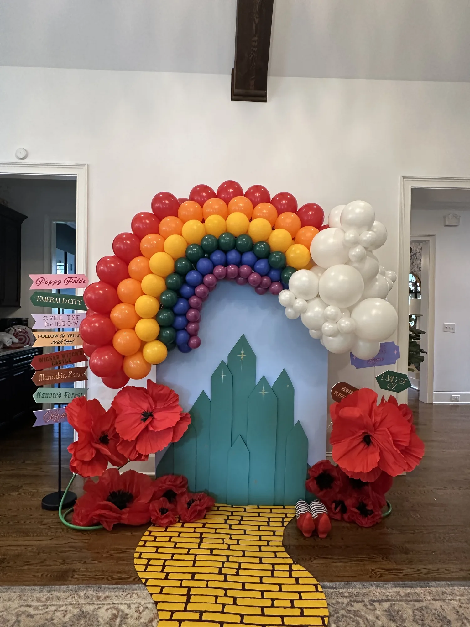 Balloon garland and event decoration by The Party Project - Chattanooga, TN